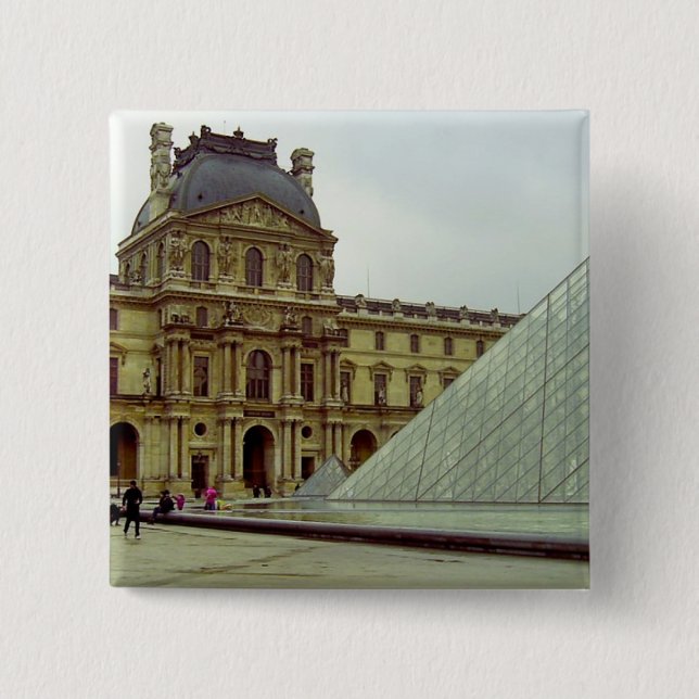 Museum Louvre Button (Vorderseite)