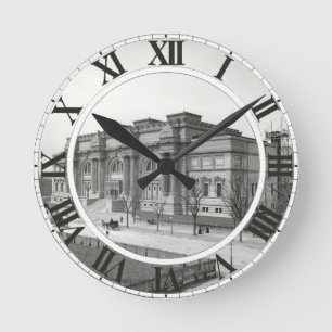 Museum Manhattan Wall Clock Runde Wanduhr