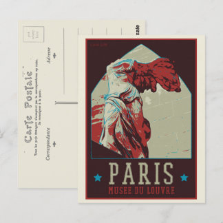Museum Paris Louvre - Frankreich Postkarte