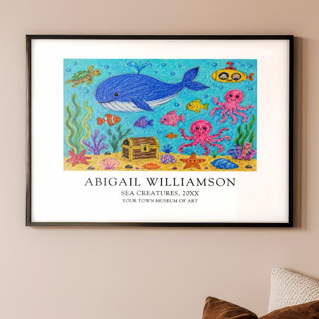 Museum-Style Poster aus der Kunst Ihres Kindes (Von Creator hochgeladen)