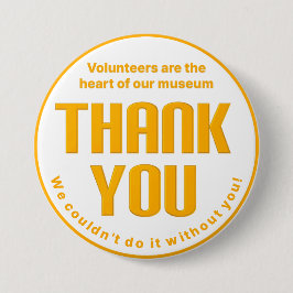 Museum Volunteer Vielen Dank Button