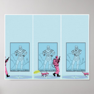 Museums-HundeFurzen Poster