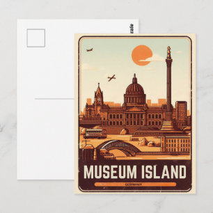 Museumsinsel Berlin - das historische Herz von Ber Postkarte
