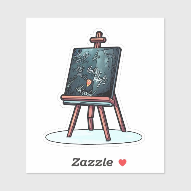 Museumsstück Aufkleber (Blatt)