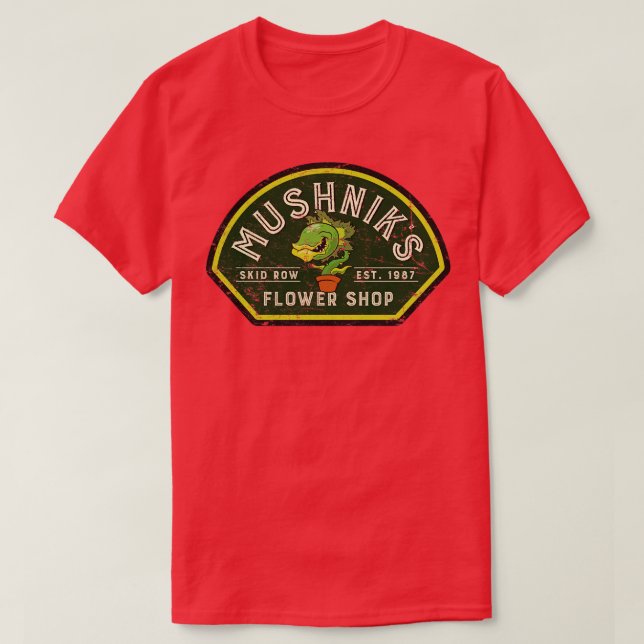 Mushniks Blume Shop T-Shirt (Design vorne)