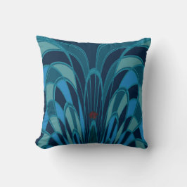 Mushroom Abstrakt - Art Deco Custom - Match Glass Kissen