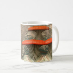 Mushroom Alien Planet Kaffeetasse