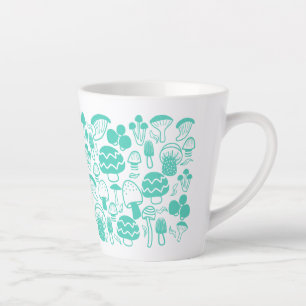 Mushroom Aquamarin Milchtasse