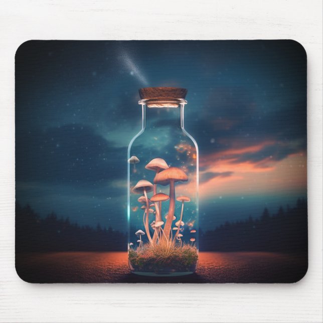 Mushroom Art Mousepad (Vorne)