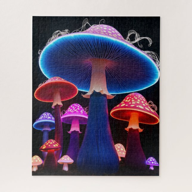 Mushroom Art Puzzle (Vertikal)