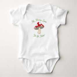 Mushroom Baby Dusche Baby Strampler