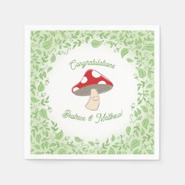 Mushroom Baby Dusche Serviette