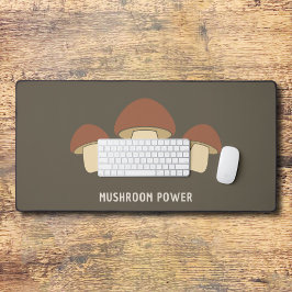Mushroom Brown Desk Mat Schreibtischunterlage