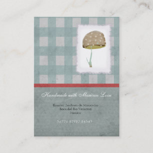 Mushroom Business Card Visitenkarte