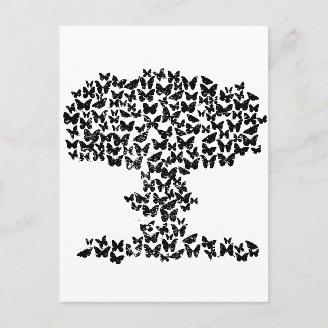 Mushroom Cloud of Butterflies Postkarte (Vorderseite)