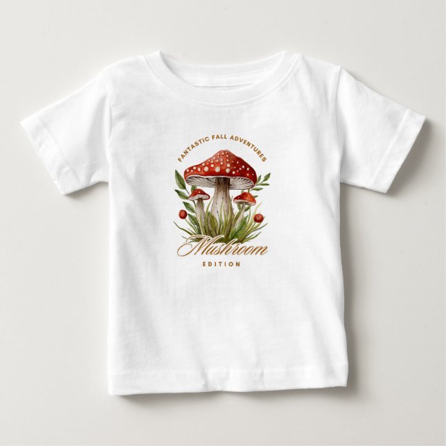 Mushroom-Edition Baby T-shirt (Vorderseite)
