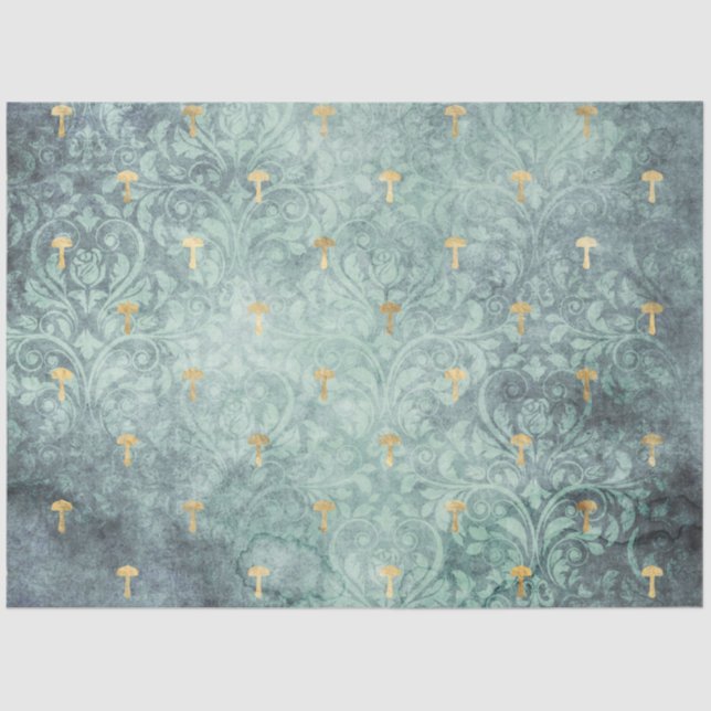 Mushroom Ephemera Design Series #10 Seidenpapier (Vorderseite)