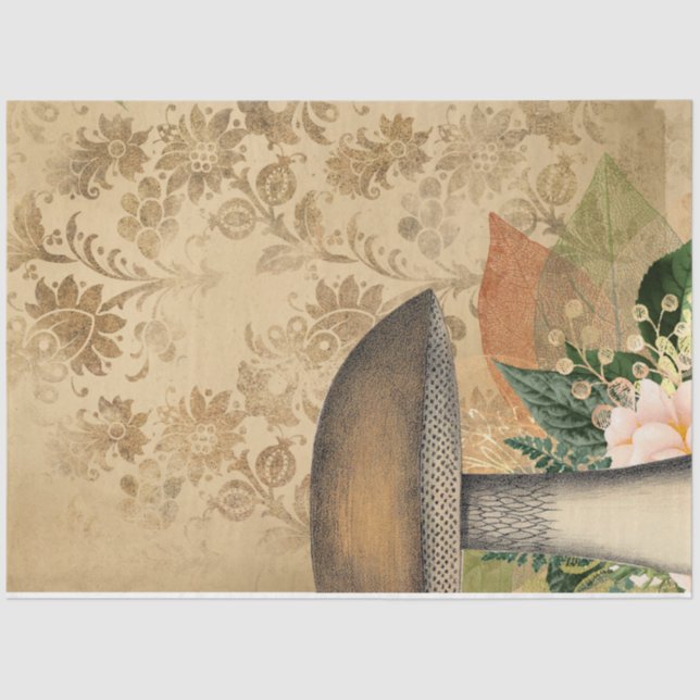 Mushroom Ephemera Design Series #14 Seidenpapier (Vorderseite)