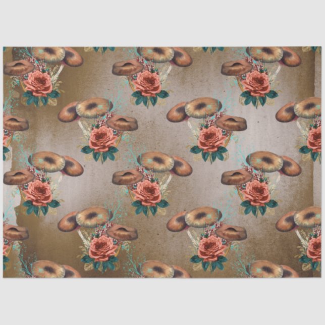 Mushroom Ephemera Design Series #6 Seidenpapier (Vorderseite)