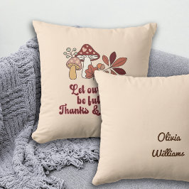 Mushroom-Erntedank Kissen