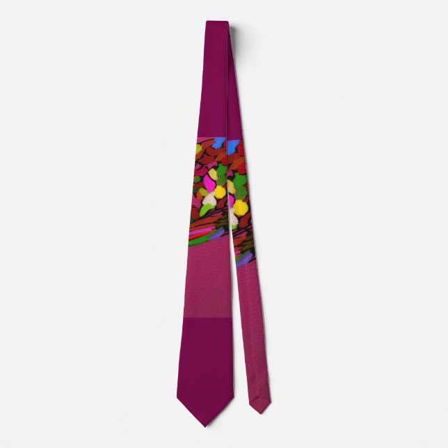 Mushroom Face Character Art Scarf Krawatte (Vorderseite)