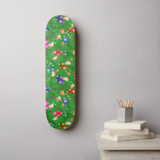 Mushroom Fairytale Regenbogen Skateboard