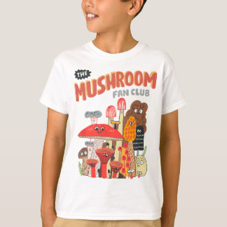 Mushroom Fan Club Retro Niedlicher Cocktail Mushr T-Shirt