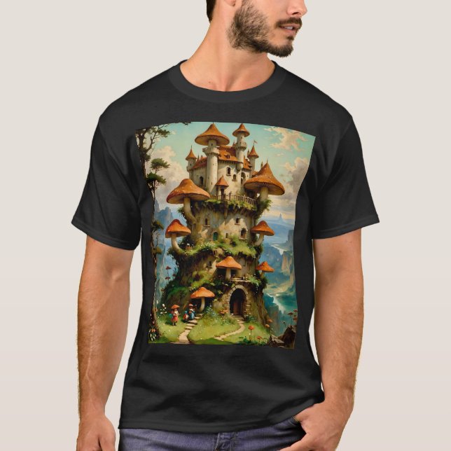 Mushroom Fantasy Castleca T - Shirt (Vorderseite)