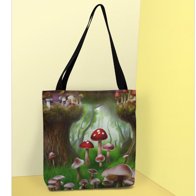 Mushroom-Fantasy-Wald Tasche (Von Creator hochgeladen)