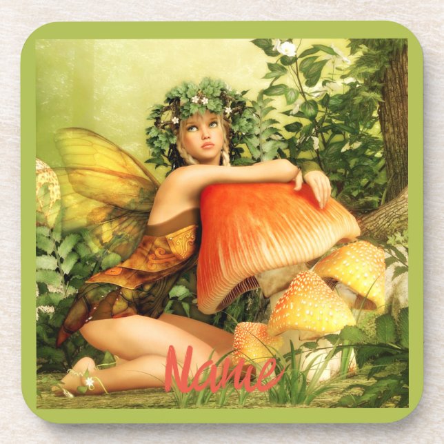 Mushroom Fee Thunder_Cove Getränkeuntersetzer (Vorderseite)