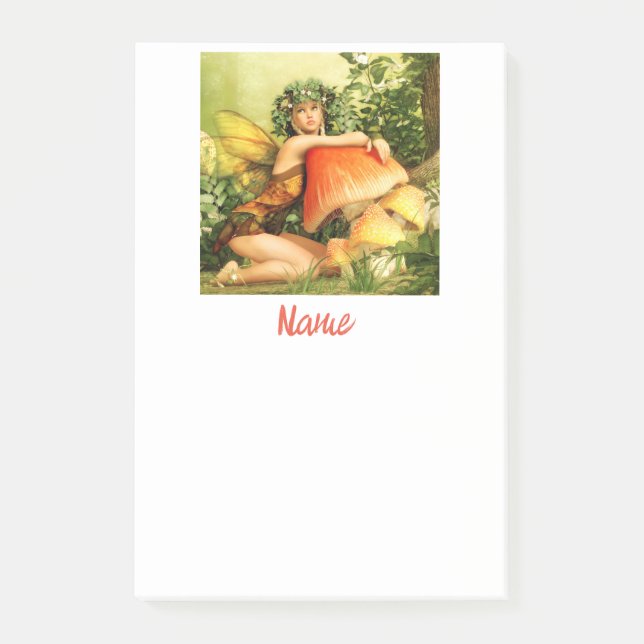 Mushroom Fee Thunder_Cove Post-it Klebezettel (Vorderseite)