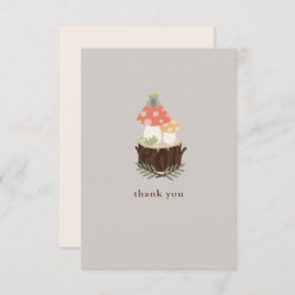 Mushroom Flat Danke Karte