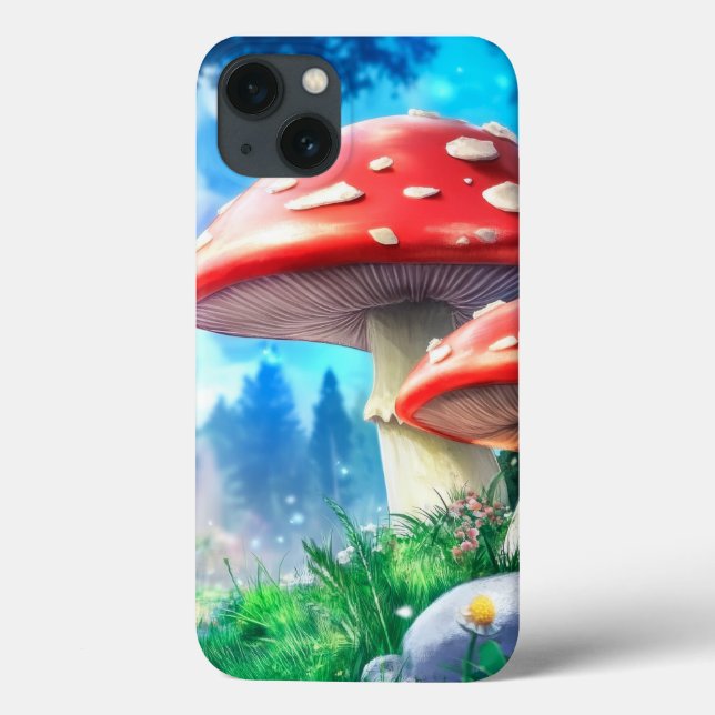Mushroom Forest Fantasy Art Case-Mate iPhone Hülle (Rückseite)