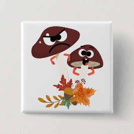 MUSHROOM FRIENDS BUTTON