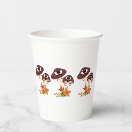 MUSHROOM FRIENDS KAFFEE TASSE PAPPBECHER