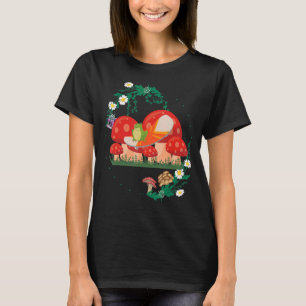 Mushroom Frog Forestcore-Hütte T-Shirt