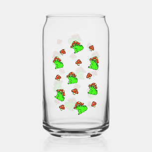 Mushroom Frosch Pattern Dosenglas