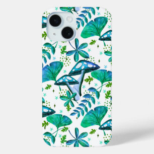 Mushroom Garden blau Case-Mate iPhone Hülle
