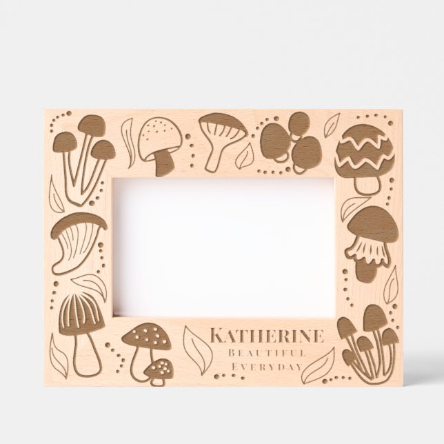Mushroom Geätzte Rahmen (Vorderseite)