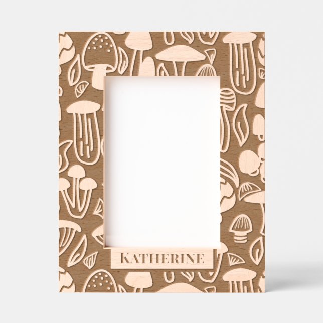 Mushroom Geätzte Rahmen (Vorderseite)