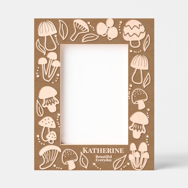 Mushroom Geätzte Rahmen (Vorderseite)