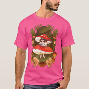 Mushroom Girl Fantasy Fairest Forest Fungi Kind T-Shirt