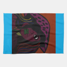 Mushroom Girl Kitchen Towel Geschirrtuch