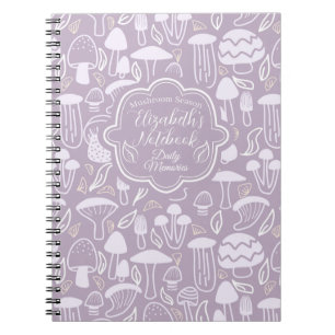 Mushroom Gray Cream Notizblock