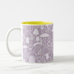 Mushroom Gray Cream Zweifarbige Tasse