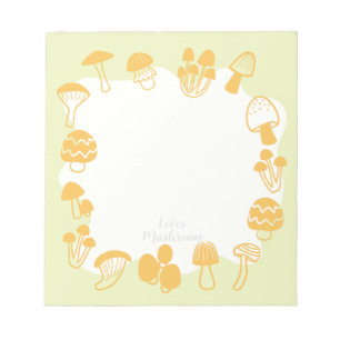 Mushroom Green Notizblock