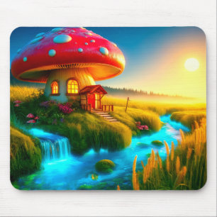 Mushroom House Mousepad