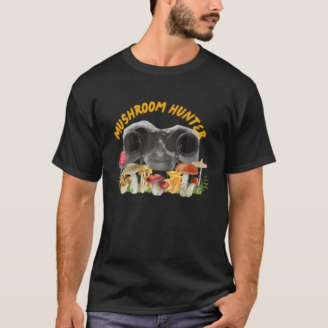 Mushroom Hunter Man T-Shirt (Vorderseite)
