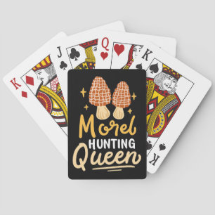Mushroom Hunter Morel Jagdkönigin Spielkarten