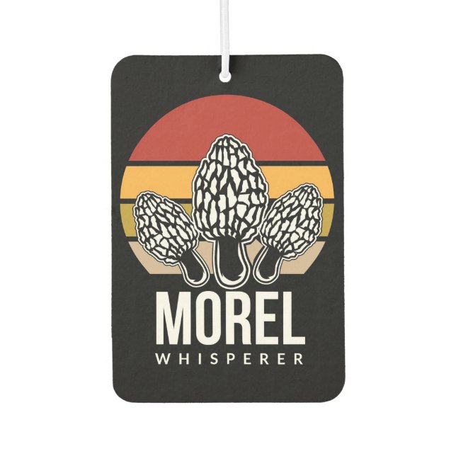 Mushroom Hunter Morel Whisperer Autolufterfrischer (Vorderseite)